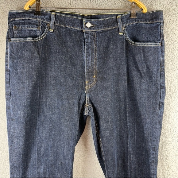 Levi's 541 Jeans Mens 46x32 (44x32) Blue Athletic Taper Fit Big & Tall Cowboy - Picture 4 of 12